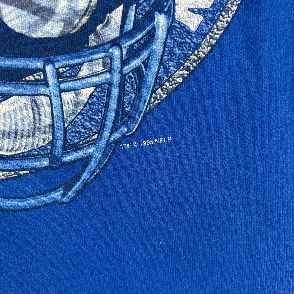 VTG Detroit Lions T Shirt Kids 10-12 NFL Football Single‎ Stitch 1995 90s USA